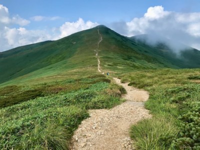 平標山への戻りから好天に