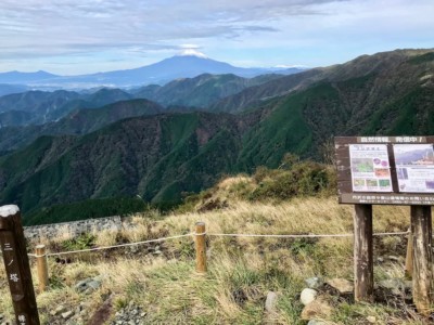 三ノ塔。富士山も見えました。