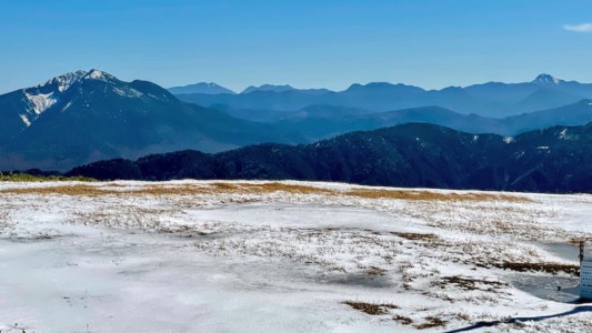 燧ヶ岳と日光白根山…全部周りの人に教えてもらいましたとさ