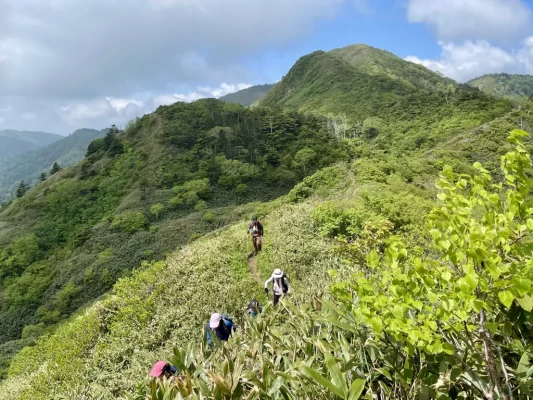 もう少しで山頂です