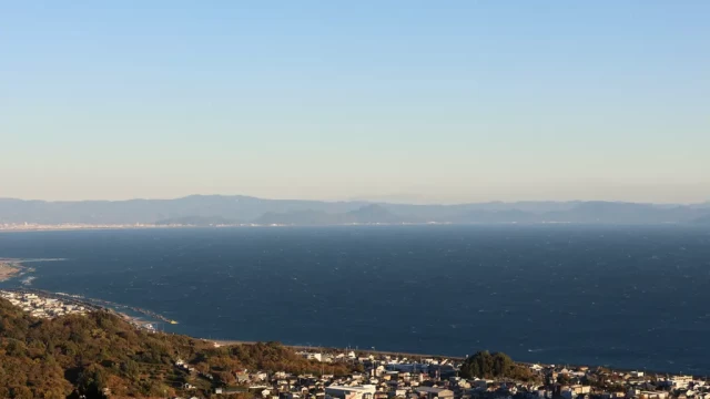 エーゲ海みたいな由比の街並